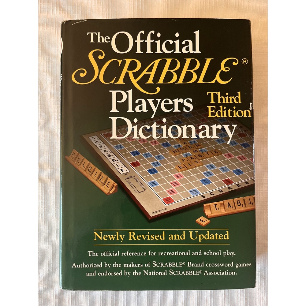 Merriam-Webster The Official Scrabble Players Dictionary Third Edition Hardcover